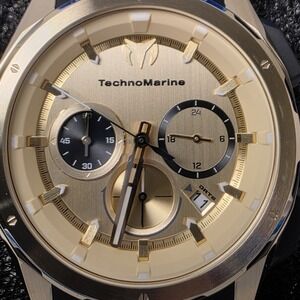 NEW TechnoMarine Ocean Nomad Men's Watch 43mm Black TM-318105  Box Included #670